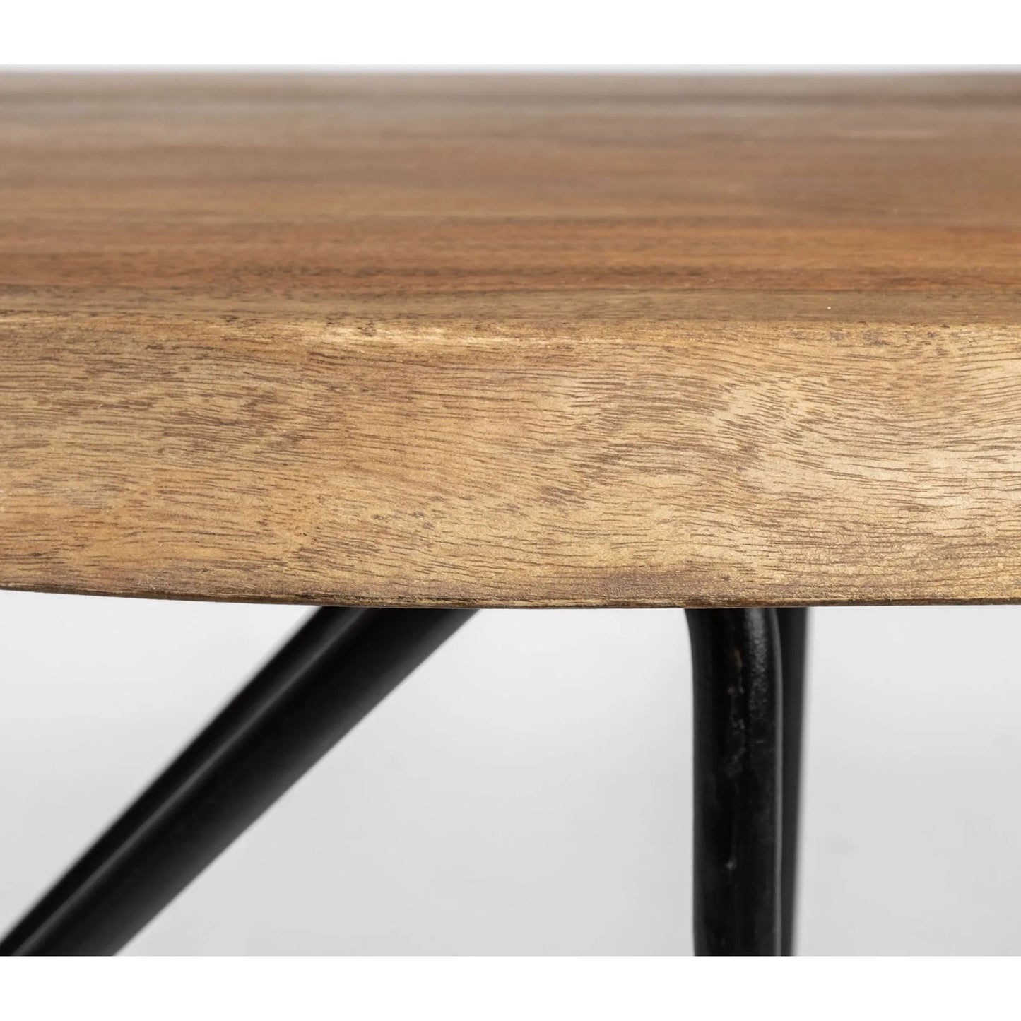 026 SR-387762 | Closeup | Papillion Office Desk by Mercana in light brown. Made from acacia wood in a modern style.