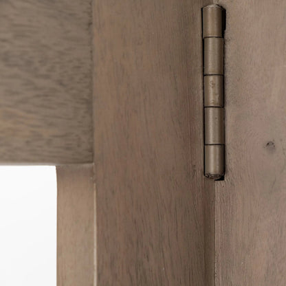 Turnbull Shelving Unit by Mercana in natural. Made from unique in a modern style.
