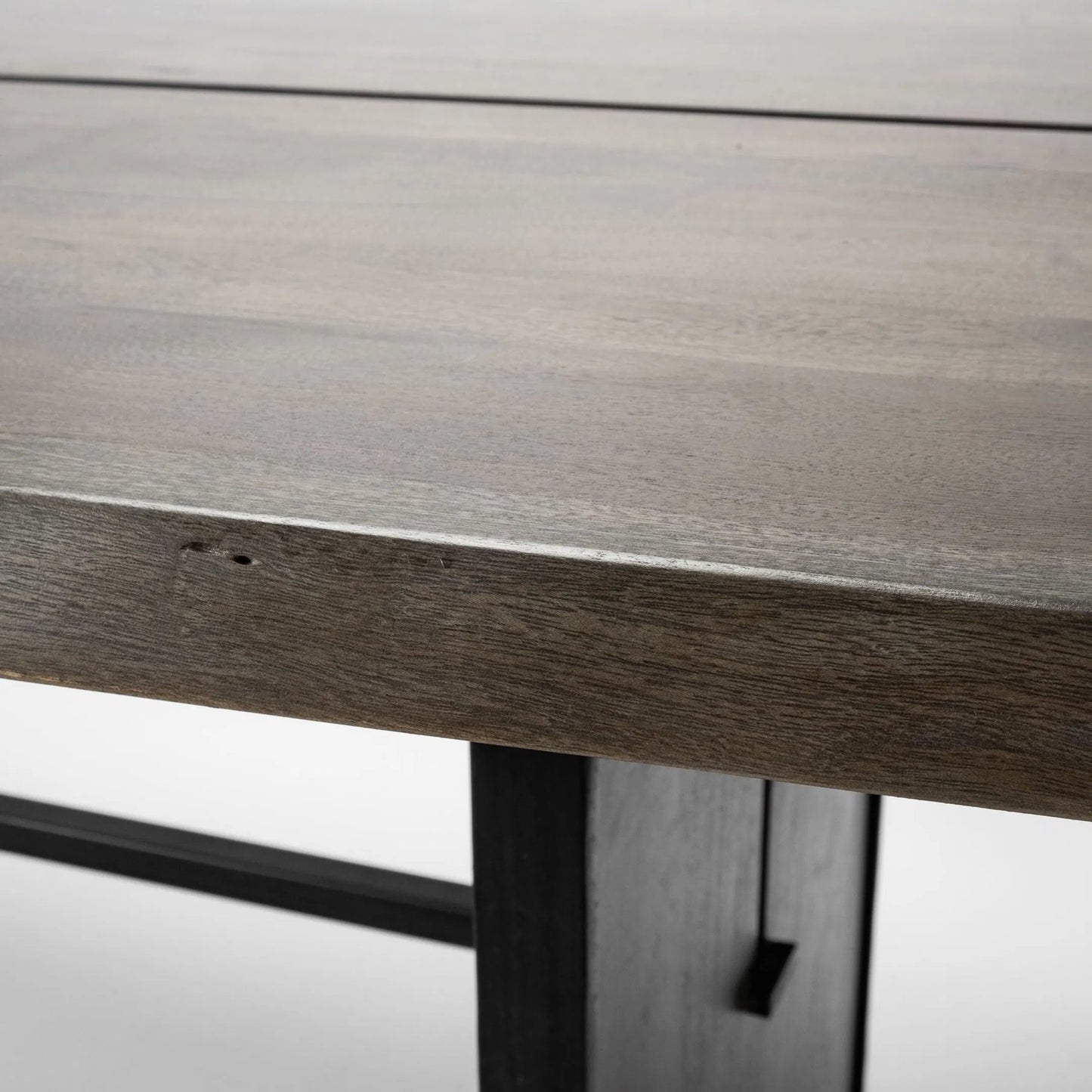 004 SR-387746 | Additional Silo | Ledger Dining Table by Mercana in brown. Made from wood in a modern style.