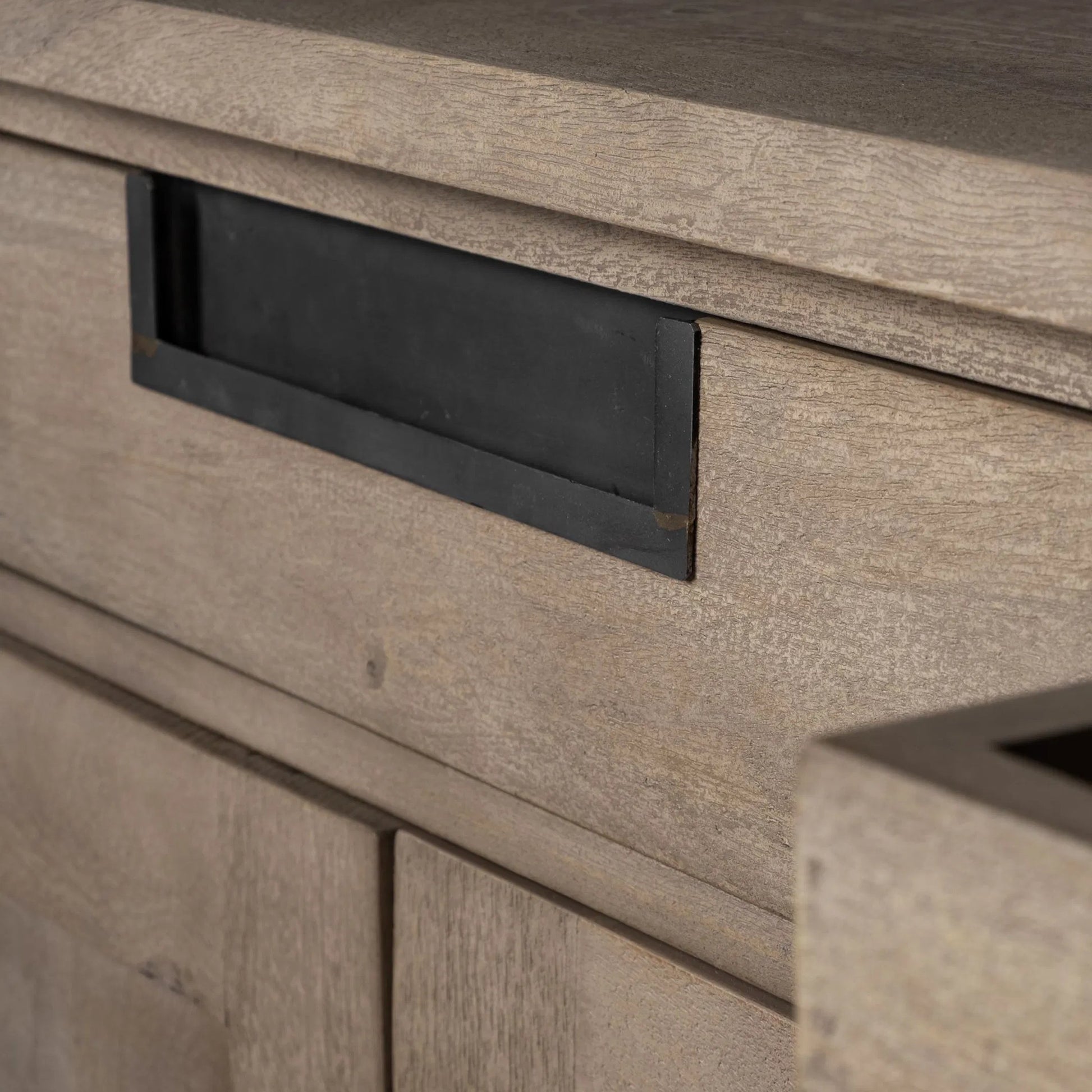 Braxton Sideboard by Mercana in natural. Made from unique in a transitional style.
