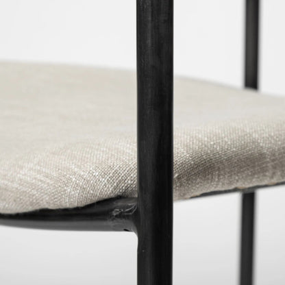 Parker Upholstered Dining Chair (Set of 2) by Mercana in black. Made from unique in a modern style.