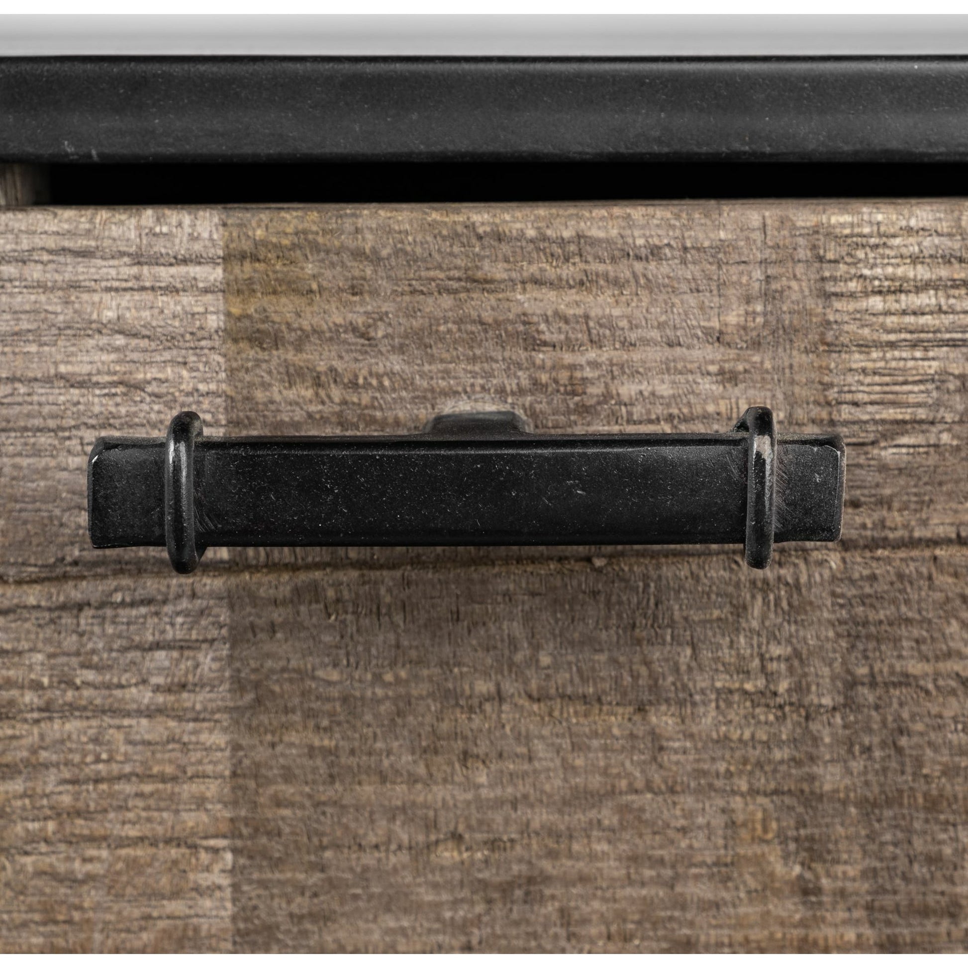Alvin Sideboard by Mercana in medium brown. Made from mango wood in a modern style.