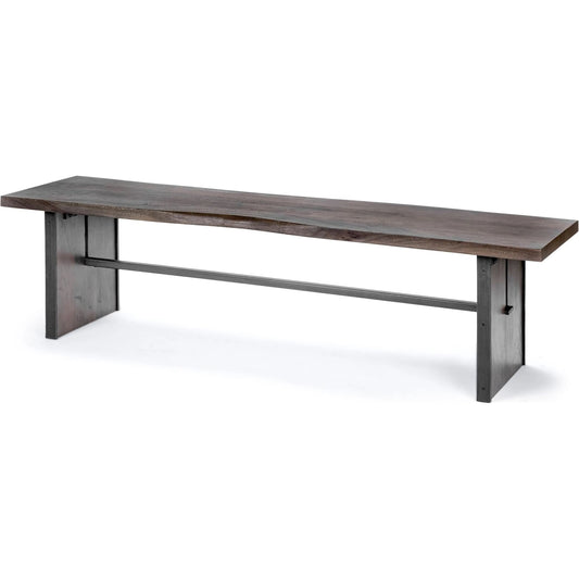 Ledger Bench by Mercana in natural. Made from unique in a modern style.