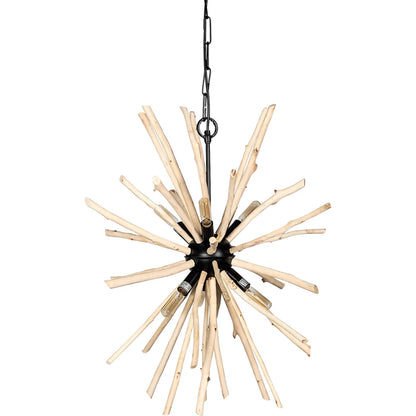 Jules Chandelier by Mercana in blonde. Made from unique in a modern style.