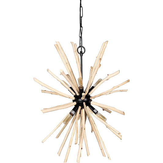 Jules Chandelier by Mercana in blonde. Made from unique in a modern style.