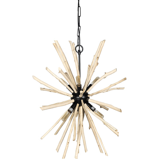 Jules Chandelier by Mercana in blonde. Made from unique in a modern style.