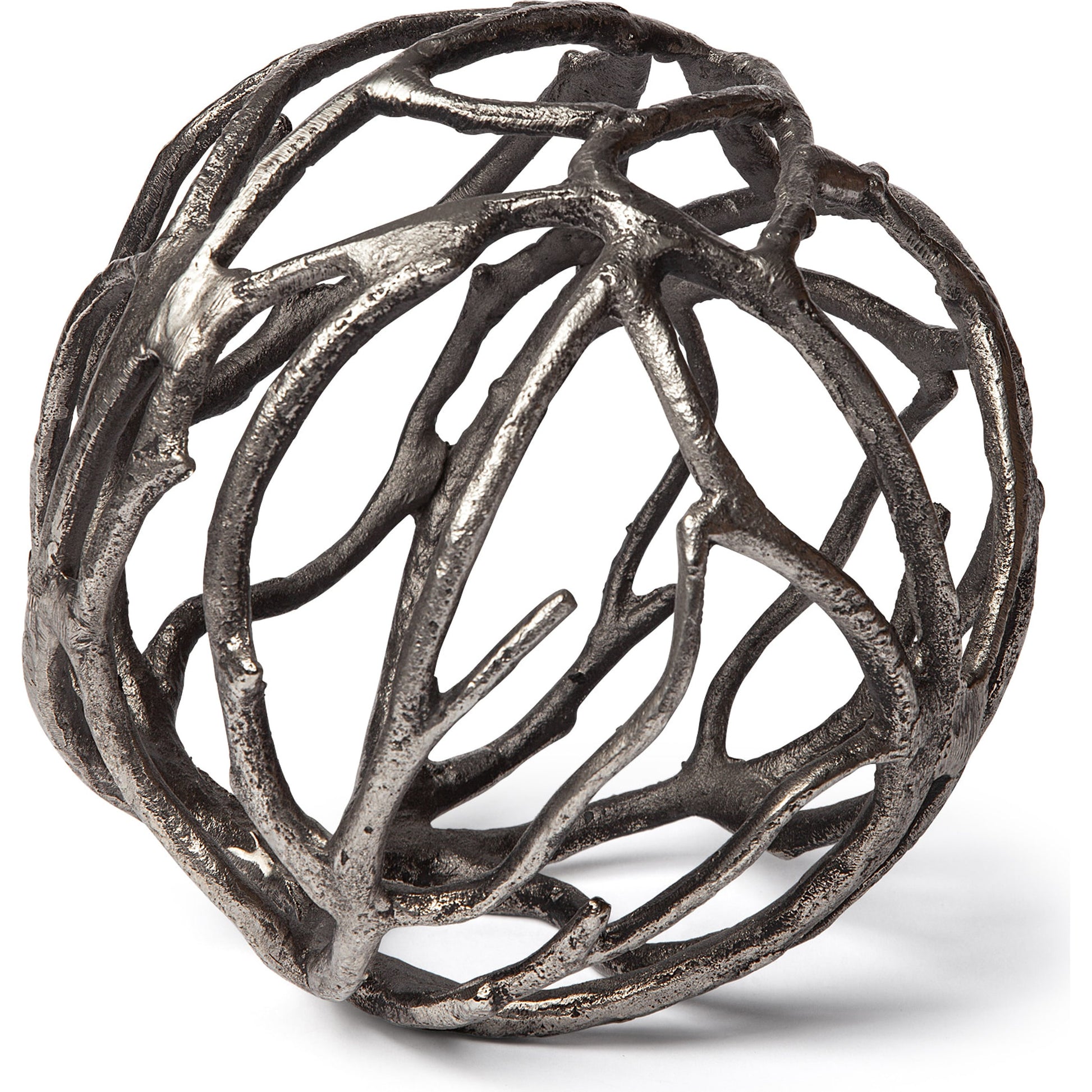 Sphaira I Cast Aluminum Decorative Tree Branch Orb by Mercana. Made from unique in a eclectic & global style.