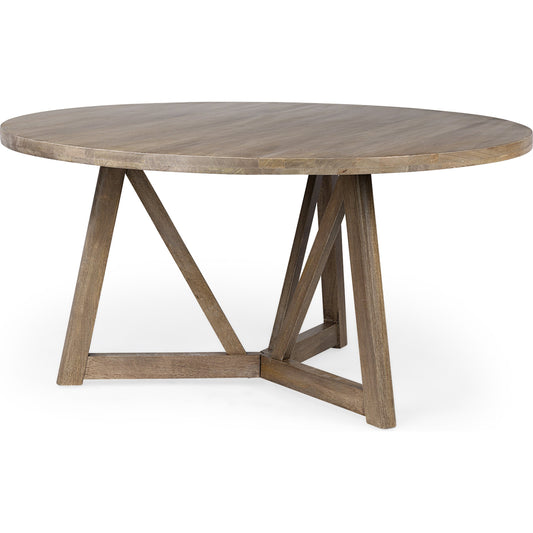 Legolas Dining Table by Mercana in natural. Made from unique in a modern style.