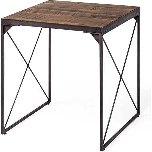 Trestman End/Side Table by Mercana in natural. Made from unique in a modern style.