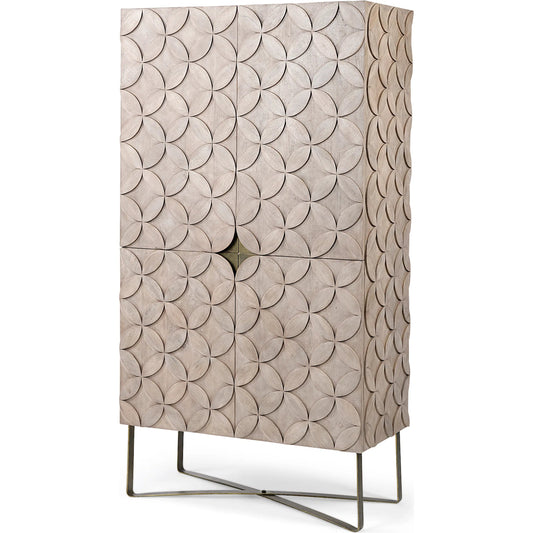Excelsior Cabinet by Mercana in natural. Made from unique in a modern style.