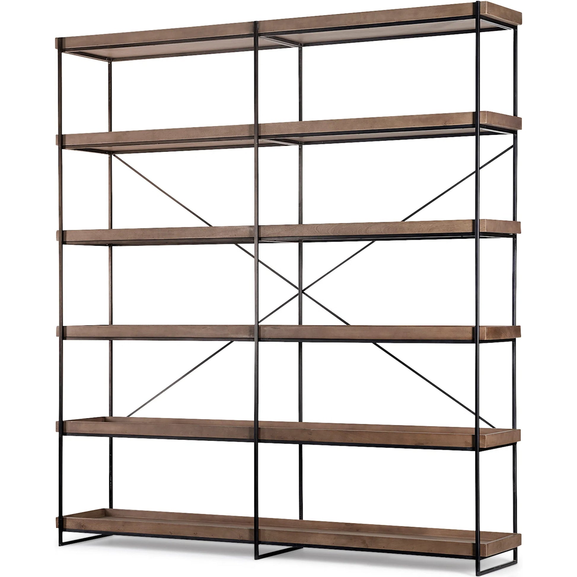 Trey Shelving Unit by Mercana in natural. Made from unique in a modern style.