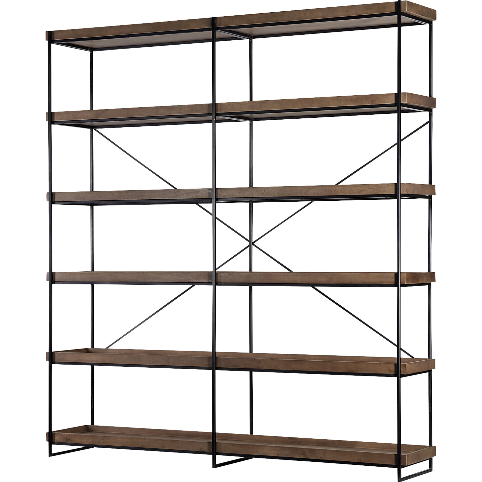 Trey Shelving Unit by Mercana in natural. Made from unique in a modern style.