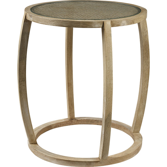 Hubbard Accent Table by Mercana in natural. Made from unique in a modern style.