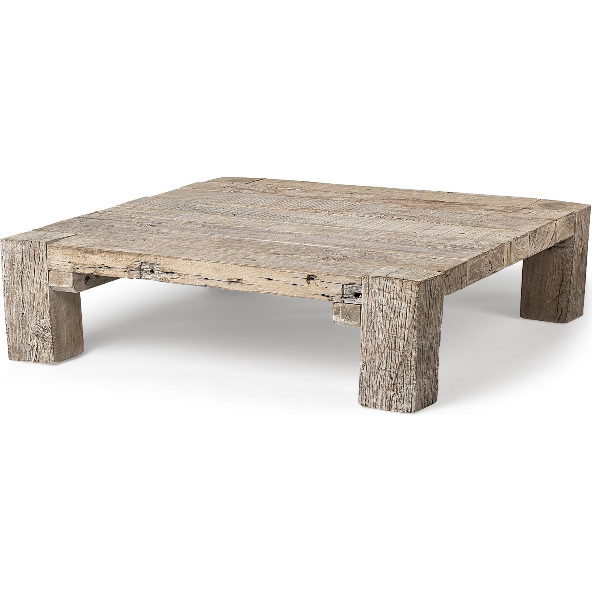 Mcarthur Coffee Table by Mercana in natural. Made from unique in a coastal style.