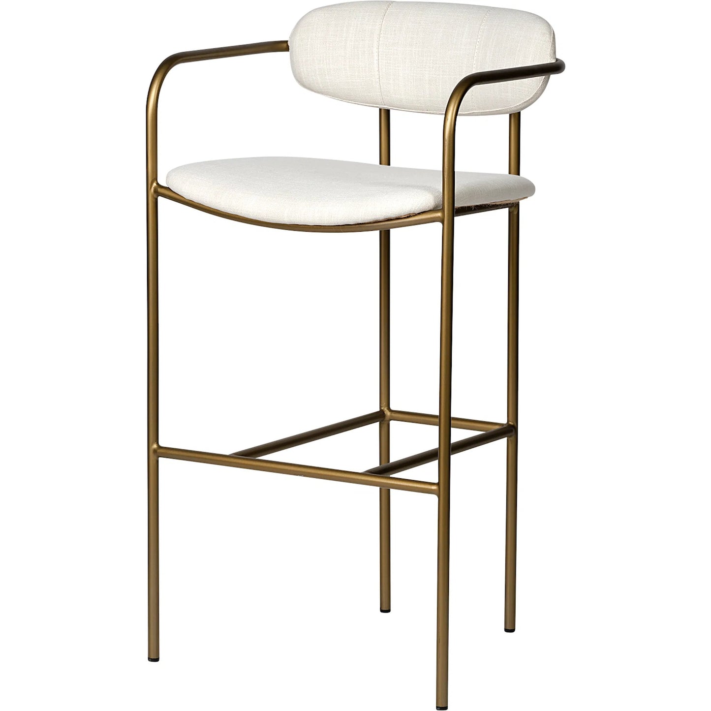 002 SR-815700 | Primary Silo | Parker Upholstered Seat Bar Stool by Mercana. Made from fabric in a modern style.
