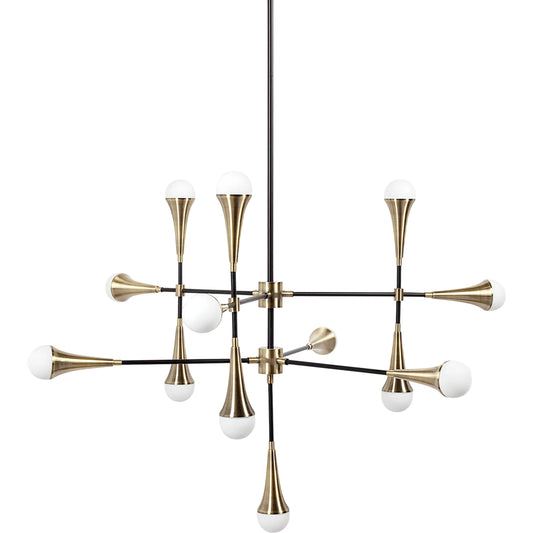 Decarlo Chandelier by Mercana in champagne. Made from unique in a modern style.