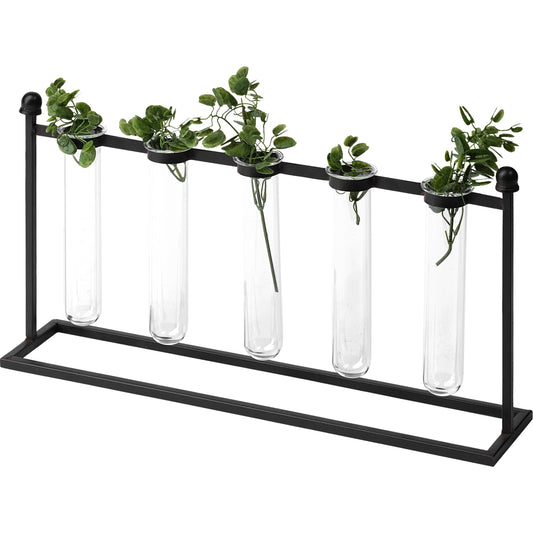 Bunsen Five Glass Test Tube Vase by Mercana in natural. Made from unique in a modern style.