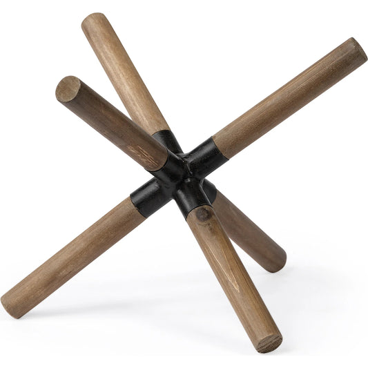 Stuhrling I Wood Metal Jack by Mercana in natural. Made from unique in a eclectic & global style.