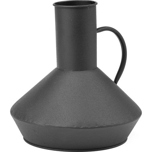 Emily I Decorative Jug by Mercana in matte black. Made from unique in a eclectic & global style.