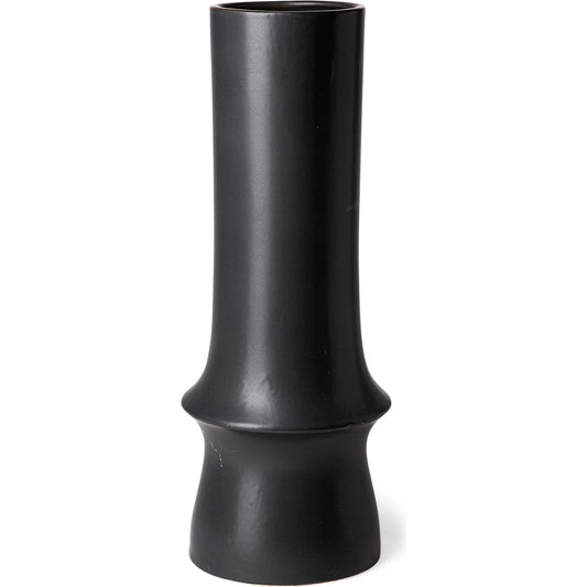 Laforge Vase by Mercana in black. Made from unique in a eclectic & global style.