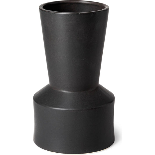 Laforge Vase by Mercana in black. Made from unique in a eclectic & global style.