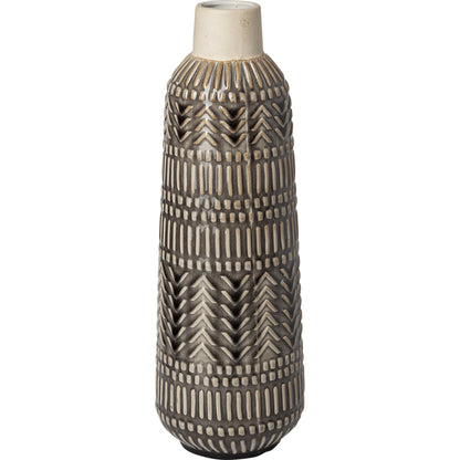 Riker I Dark Vase by Mercana in natural. Made from unique in a eclectic & global style.