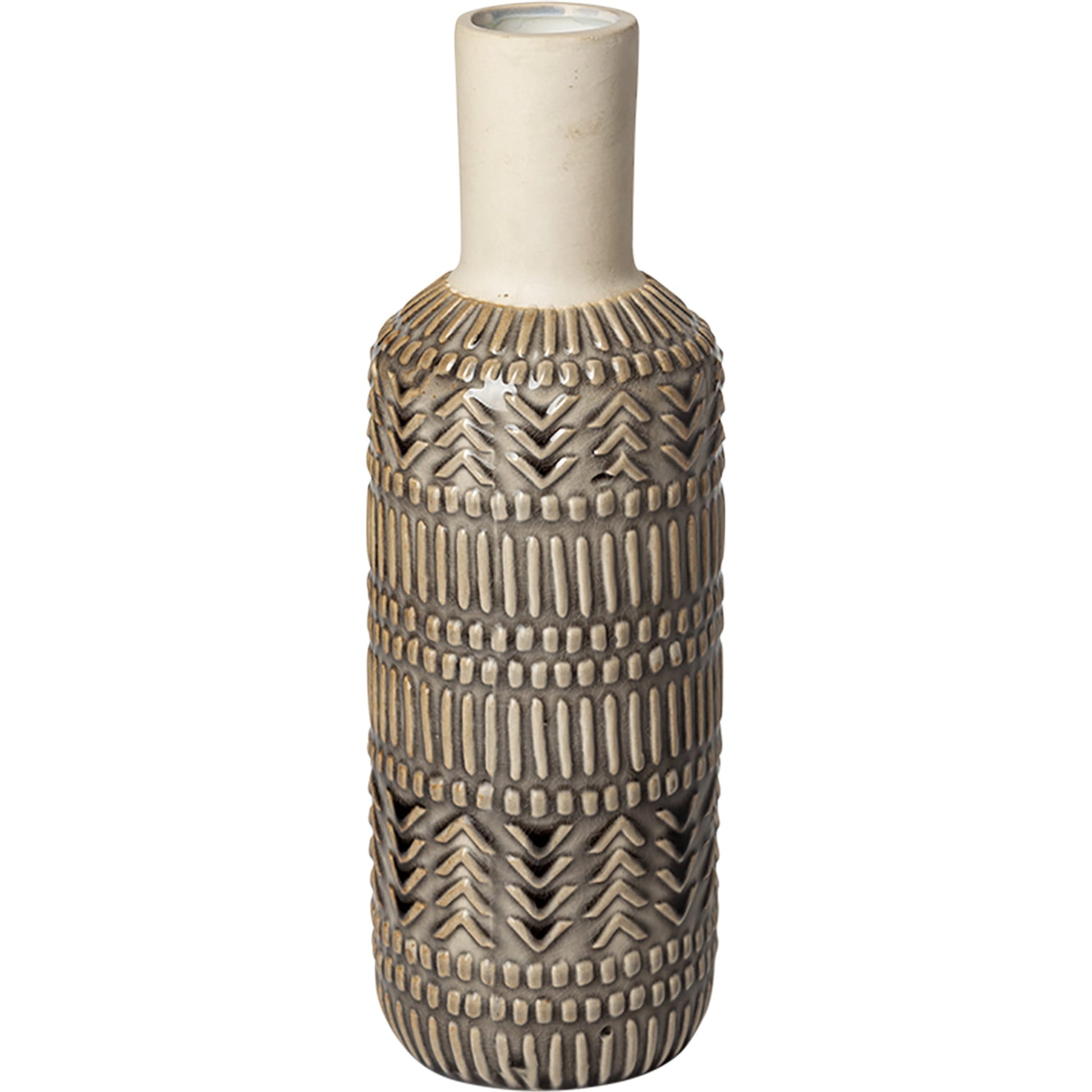 Riker I Dark Vase by Mercana in natural. Made from unique in a eclectic & global style.
