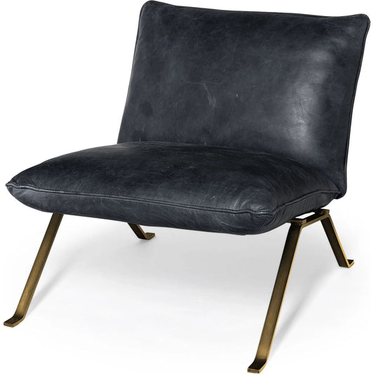 Flavelle Leather Accent Chair by Mercana. Made from unique in a modern style.