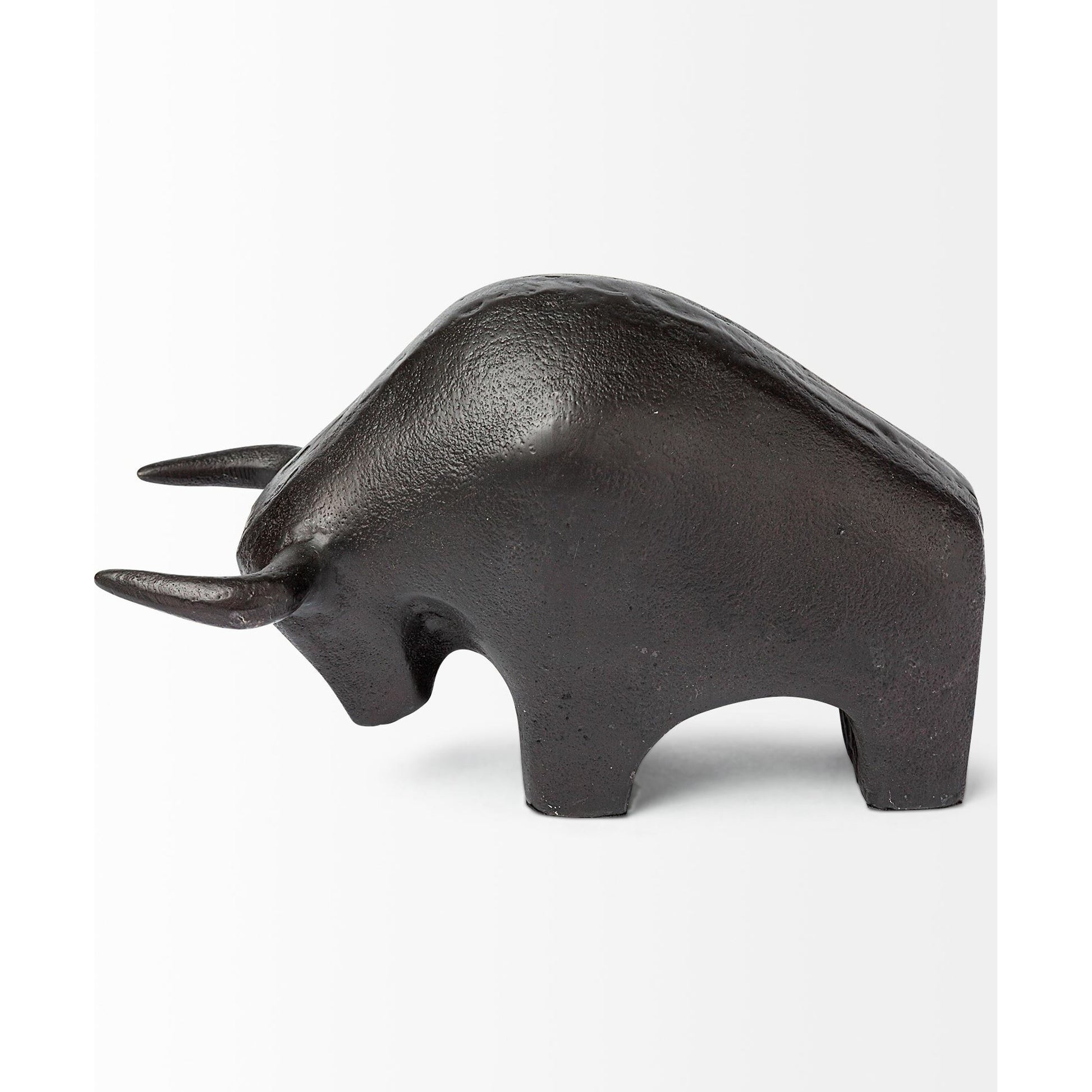Tauro I Cast Aluminum Raging Bull by Mercana. Made from unique in a eclectic & global style.
