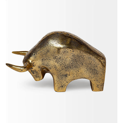 Tauro I Cast Aluminum Raging Bull by Mercana. Made from unique in a eclectic & global style.