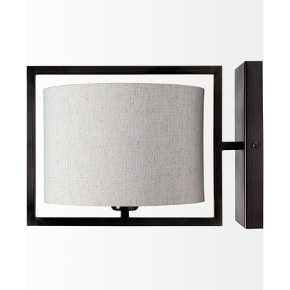 Smithe Wall Sconce by Mercana in black. Made from unique in a modern style.