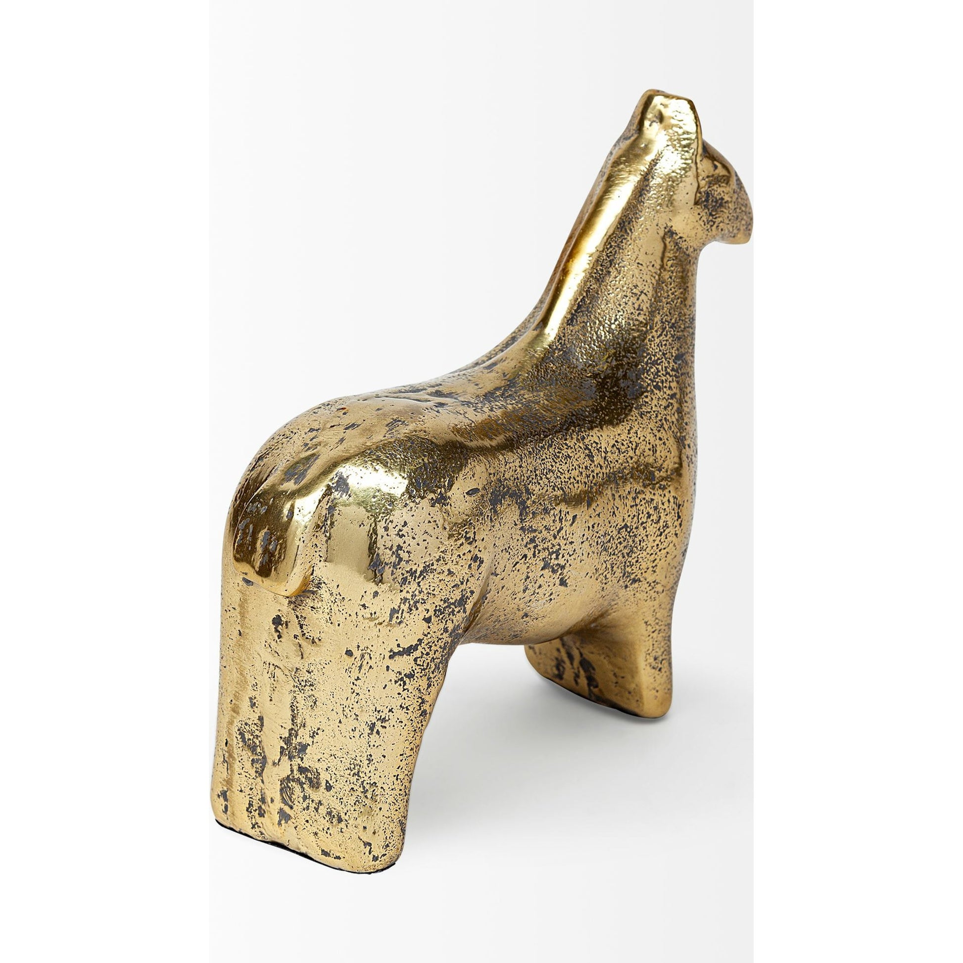 Sphynx II Cast Aluminum Horse Shaped Object by Mercana in black. Made from unique in a eclectic & global style.