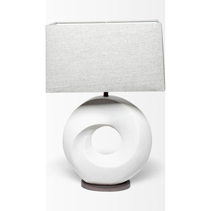Celtica Table Lamp by Mercana in white. Made from unique in a modern style.
