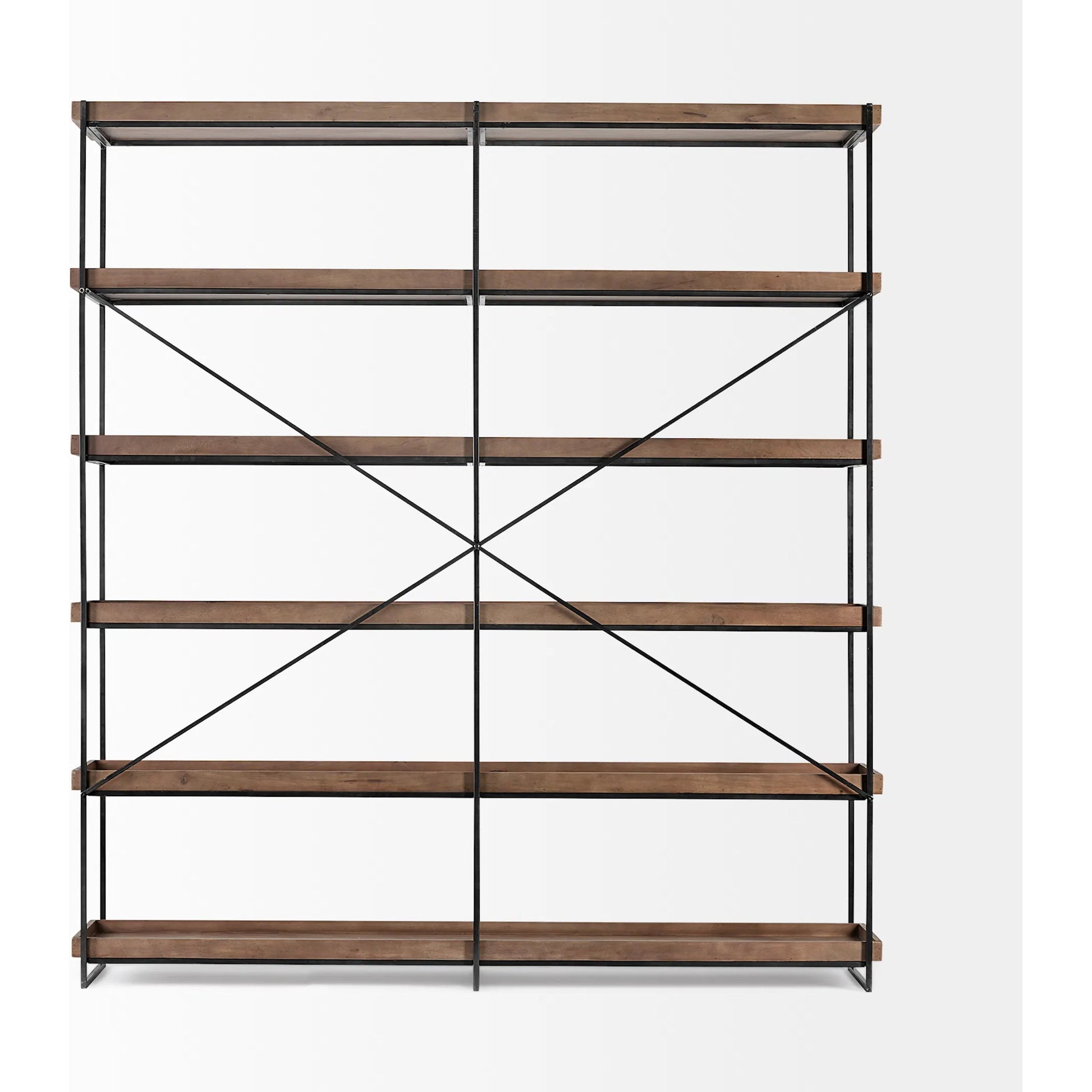 Trey Shelving Unit by Mercana in natural. Made from unique in a modern style.
