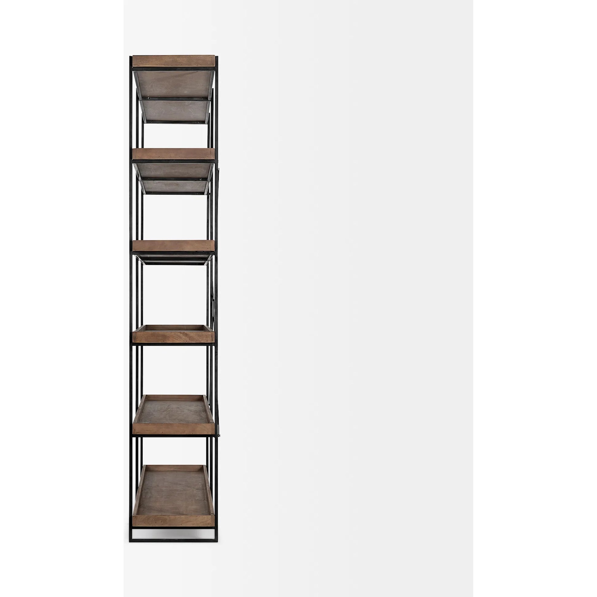 Trey Shelving Unit by Mercana in natural. Made from unique in a modern style.