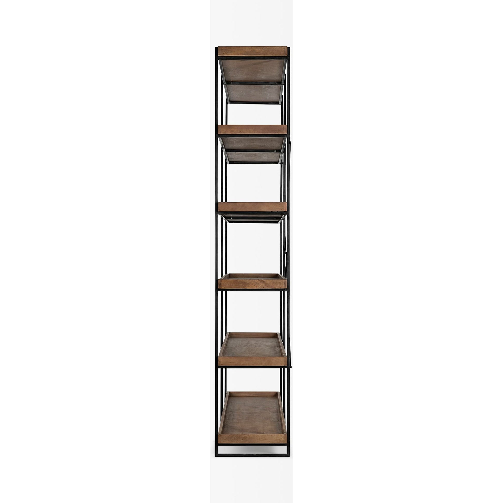 Trey Shelving Unit by Mercana in natural. Made from unique in a modern style.