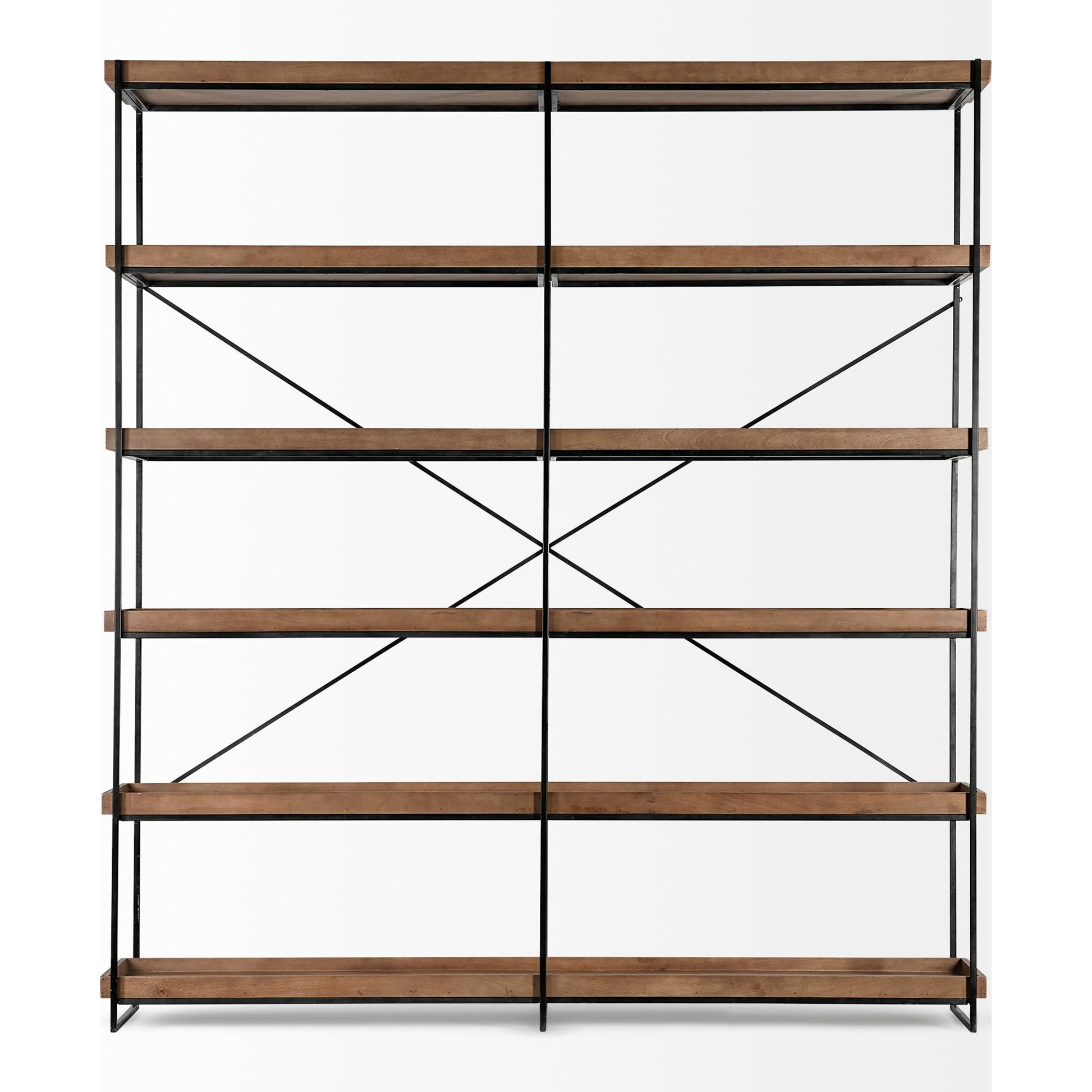 Trey Shelving Unit by Mercana in natural. Made from unique in a modern style.