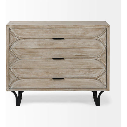 Giselle Accent Cabinet by Mercana in dark brown. Made from unique in a modern style.