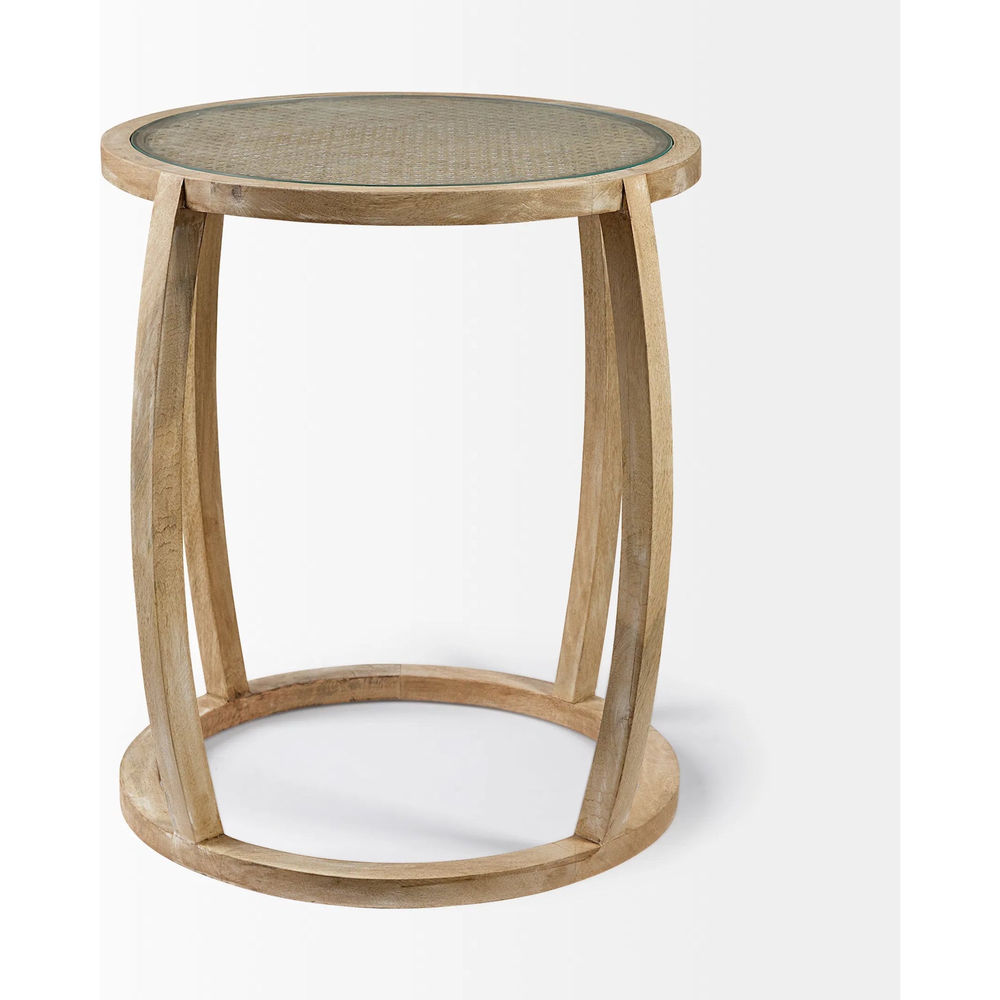 Hubbard Accent Table by Mercana in natural. Made from unique in a modern style.