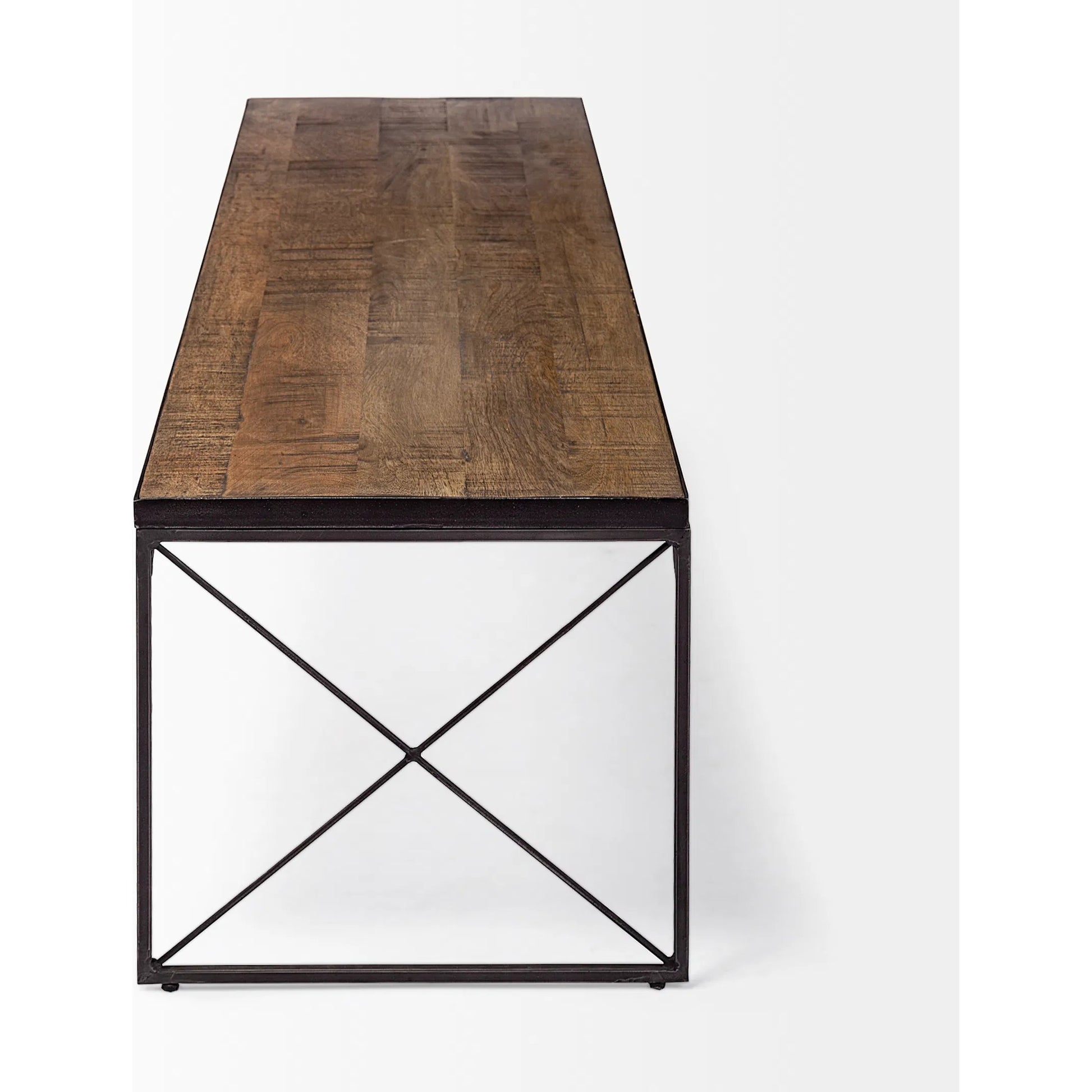 Trestman Bench by Mercana in natural. Made from unique in a modern style.