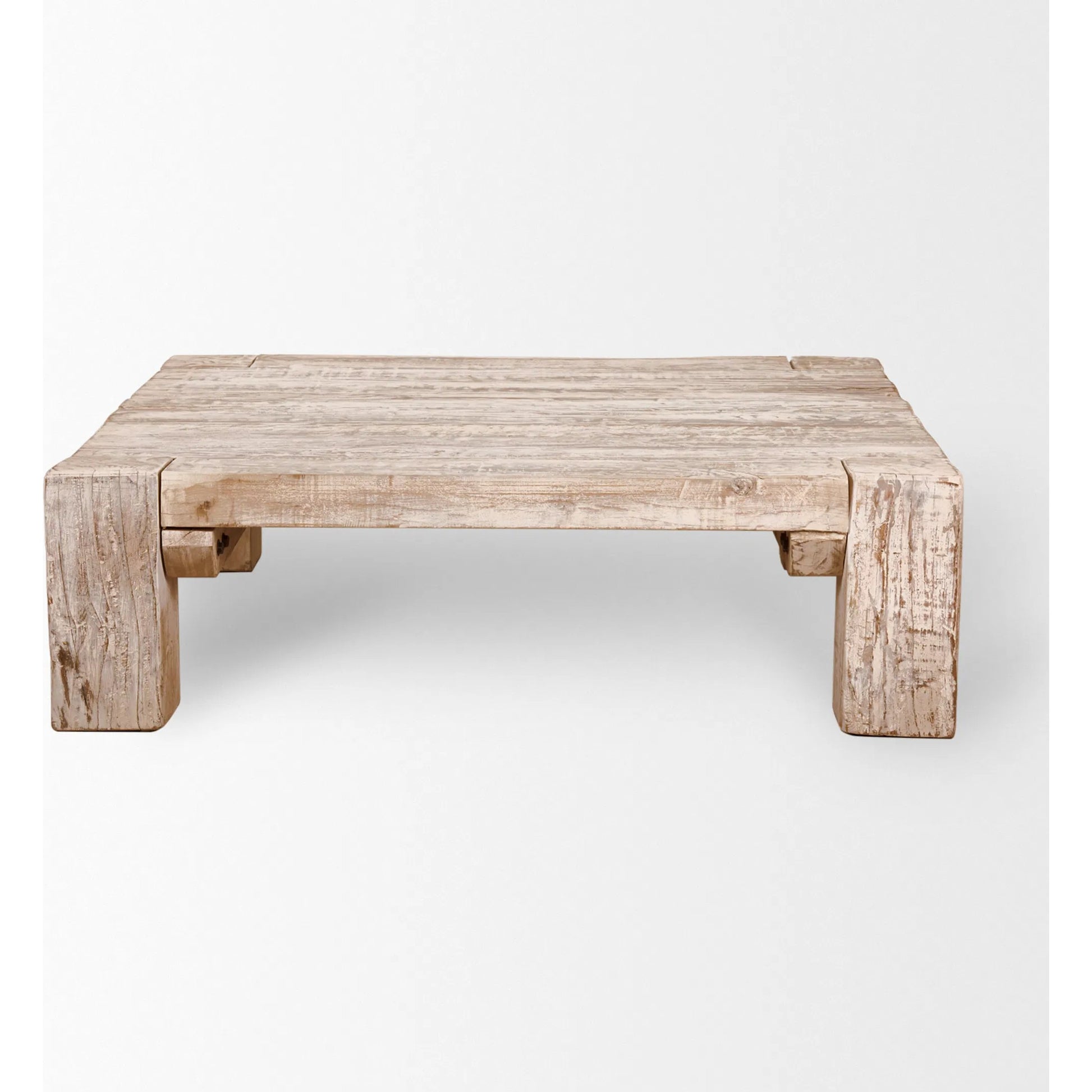 Mcarthur Coffee Table by Mercana in natural. Made from unique in a coastal style.