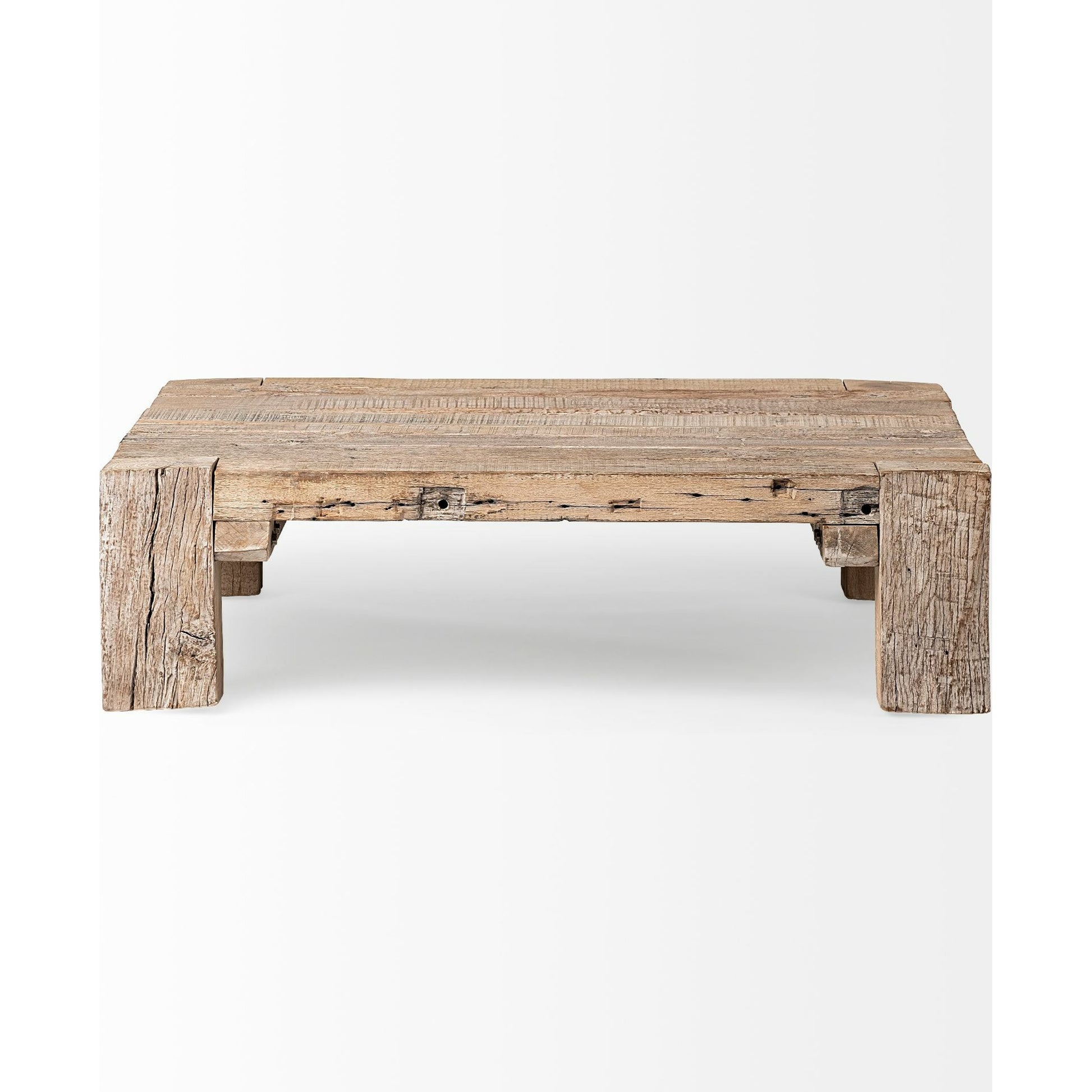 Mcarthur Coffee Table by Mercana in natural. Made from unique in a coastal style.