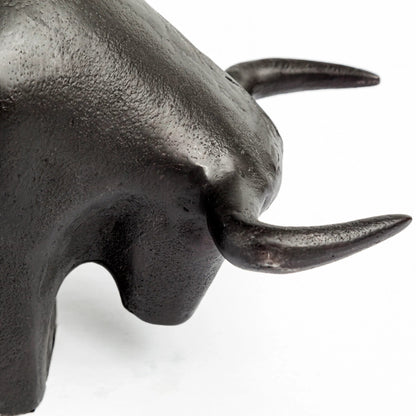 Tauro I Cast Aluminum Raging Bull by Mercana. Made from unique in a eclectic & global style.