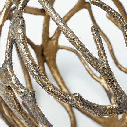Sphaira I Cast Aluminum Decorative Tree Branch Orb by Mercana. Made from unique in a eclectic & global style.