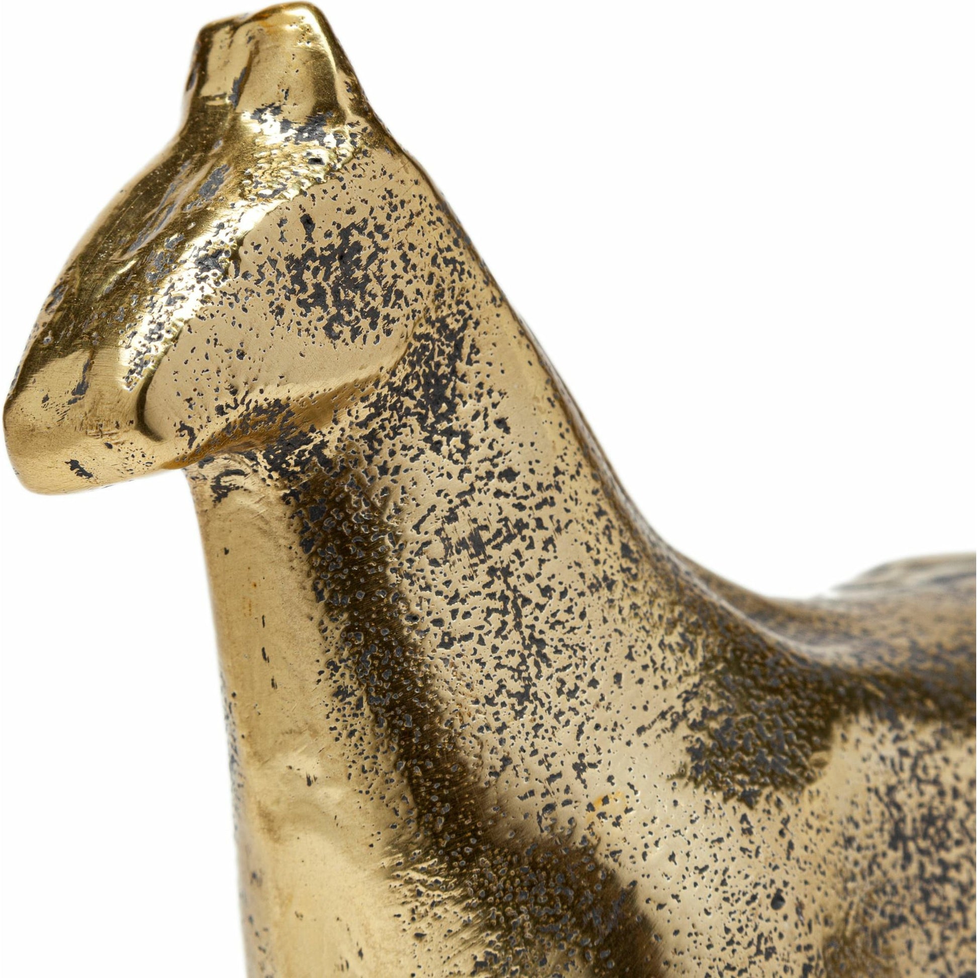 Sphynx II Cast Aluminum Horse Shaped Object by Mercana in black. Made from unique in a eclectic & global style.