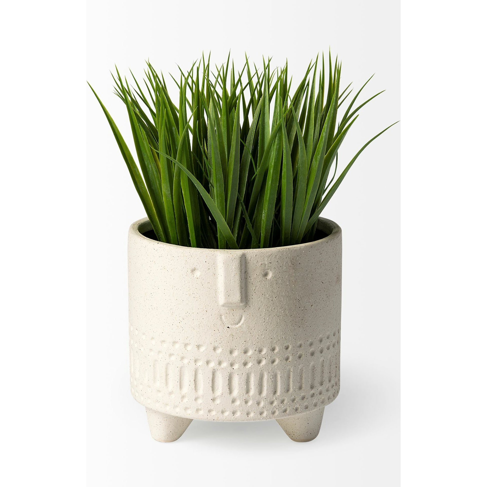 Jacob I Smiling Face Vase by Mercana in natural. Made from unique in a eclectic & global style.