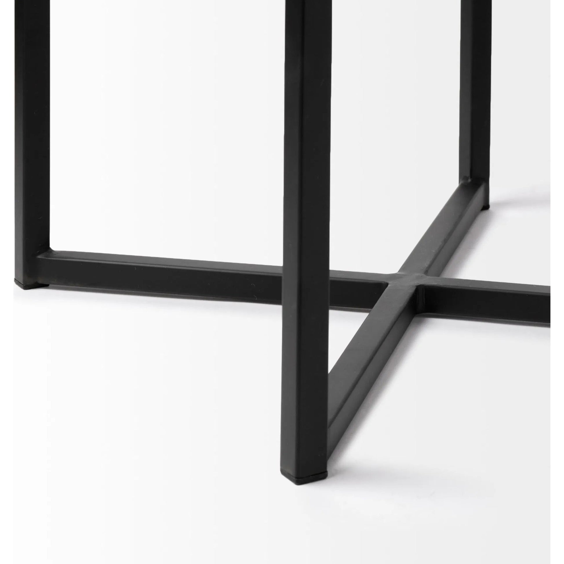 Frodo Upholstered Seat Bar/Counter Stool by Mercana in white. Made from unique in a modern style.