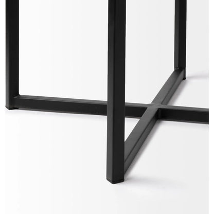 Frodo Upholstered Seat Bar/Counter Stool by Mercana in white. Made from unique in a modern style.