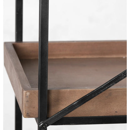 Trey Shelving Unit by Mercana in natural. Made from unique in a modern style.