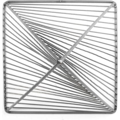Risley Triangular Decorative Object by Mercana in natural. Made from unique in a modern style.